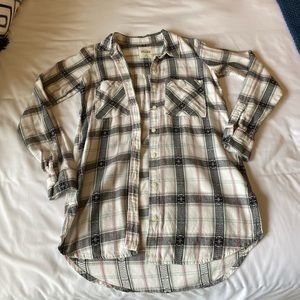 Flannel button down
